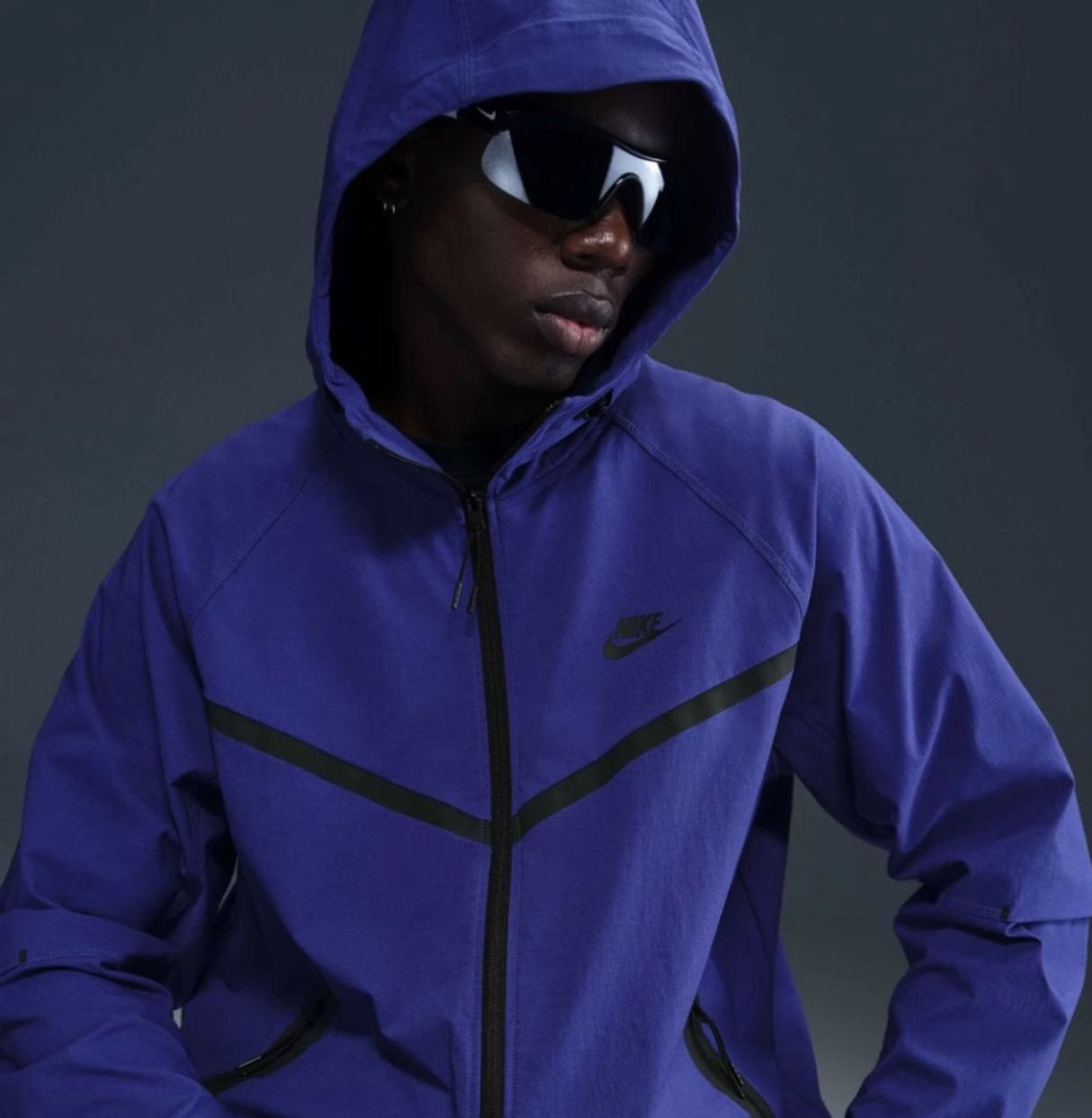 Nike Nike Tech Woven Full Zip Windbreaker Purple Jacket Size M Size US M / EU 48-50 / 2 - 6 Thumbnail