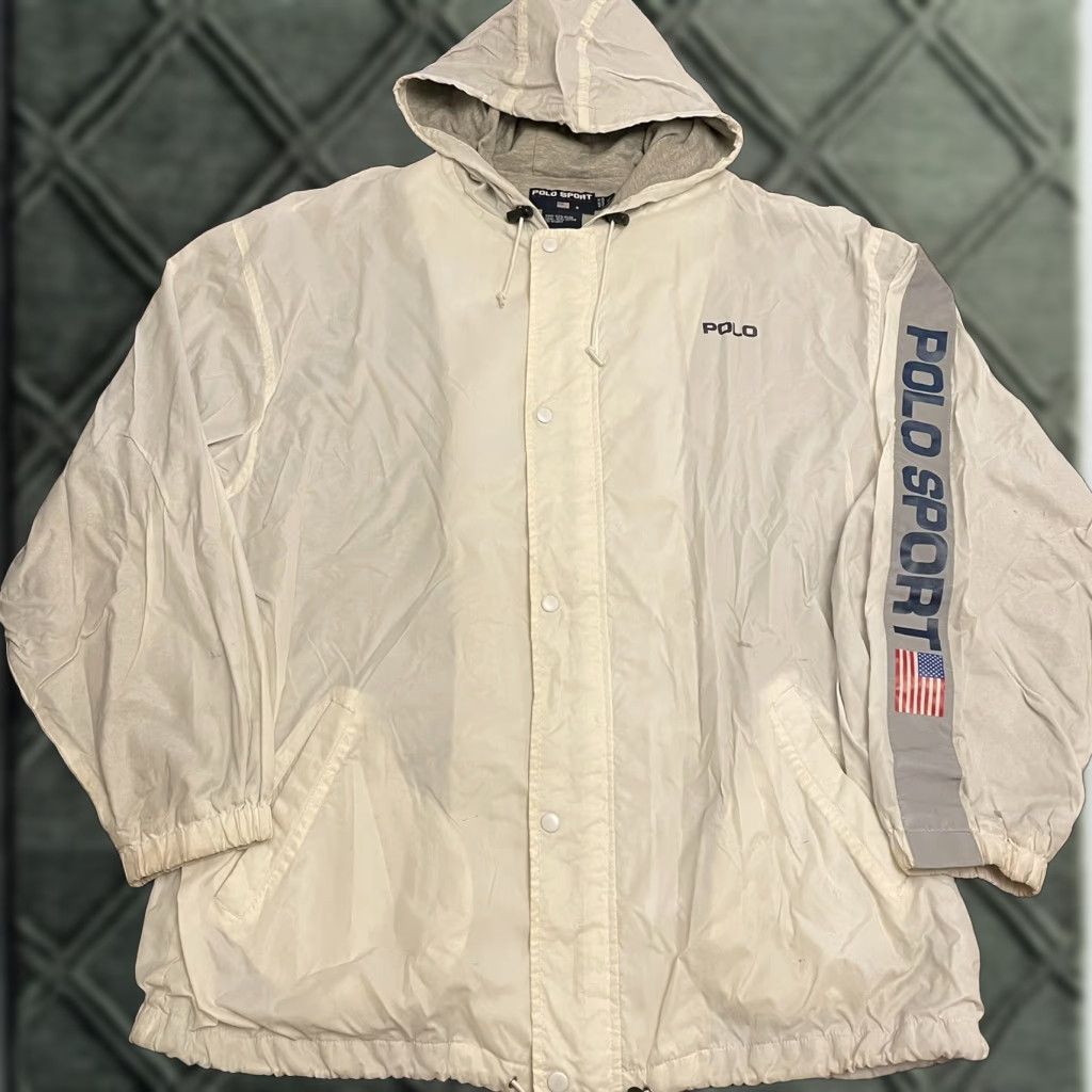 Vintage VINTAGE Polo Sport Jacket Parka Windbreaker Full Zip 90s Men’s XL Size US XL / EU 56 / 4 - 1 Thumbnail