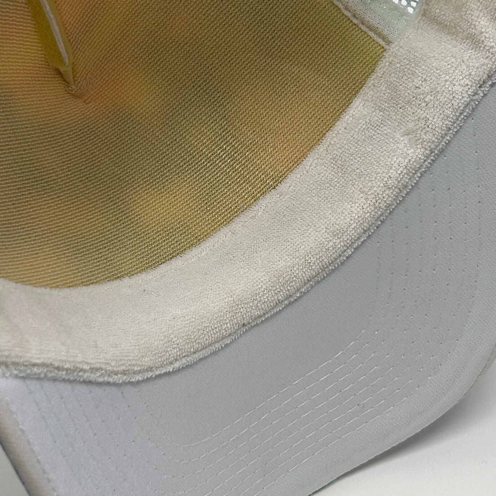 Otto Hand Airbrushed Beach Babe Trucker Hat Baseball Cap White Size ONE SIZE - 5 Thumbnail