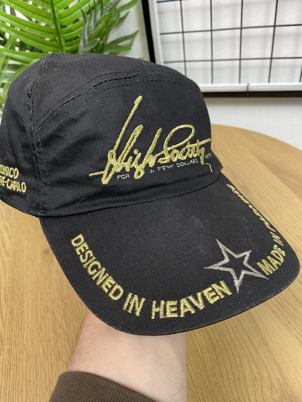 Vintage Vintage Monaco Grand Prix Formula One Hat F1 Cap Dekra Style Size ONE SIZE - 6 Thumbnail