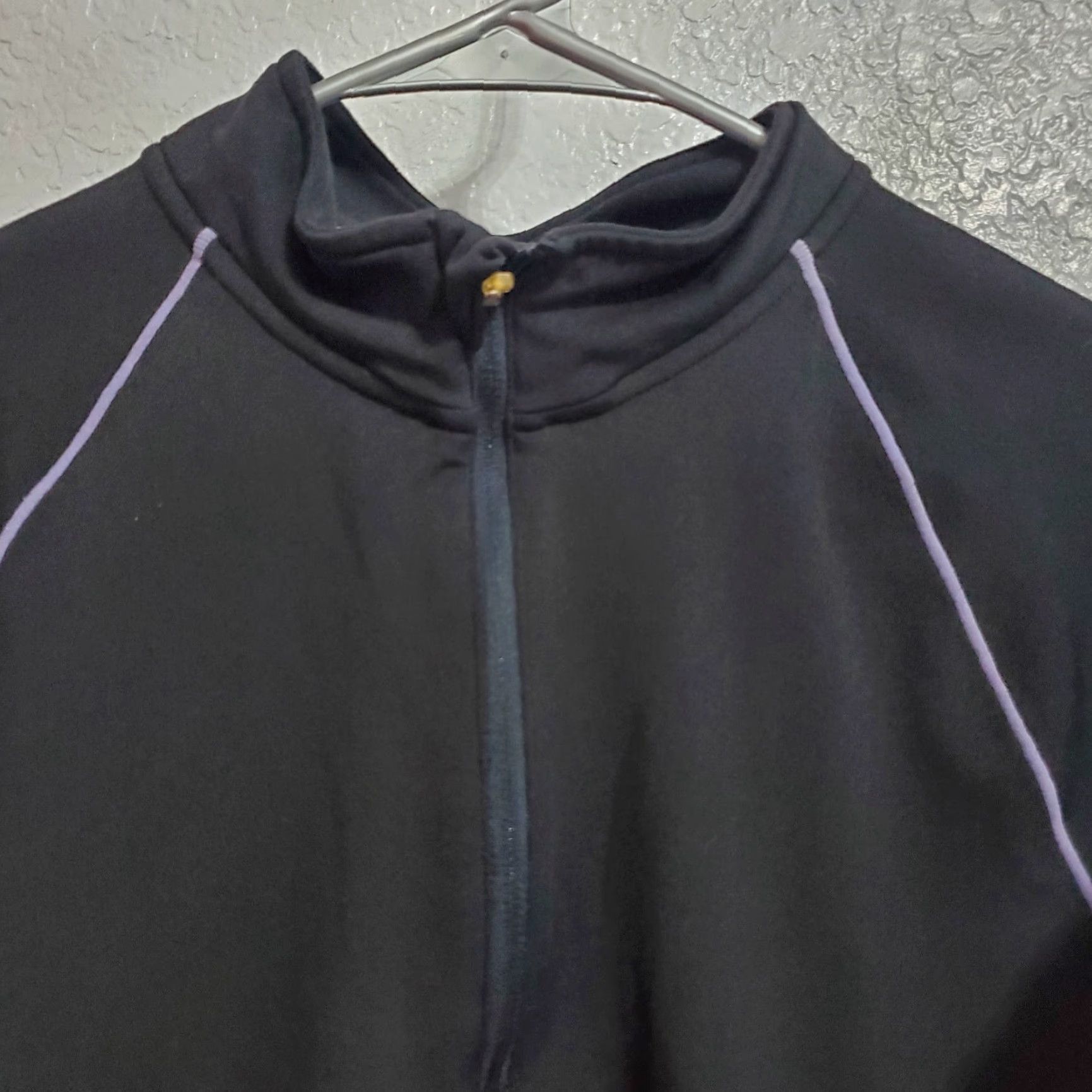 Vintage Zoot 1/2 Zip Pullover Women XL Black Pockets Performance Running Cycling Pullover Long Sleeve Mock Neck Activewear Outdoor Sports Women's XL Black Size XL / US 12-14 / IT 48-50 - 4 Thumbnail