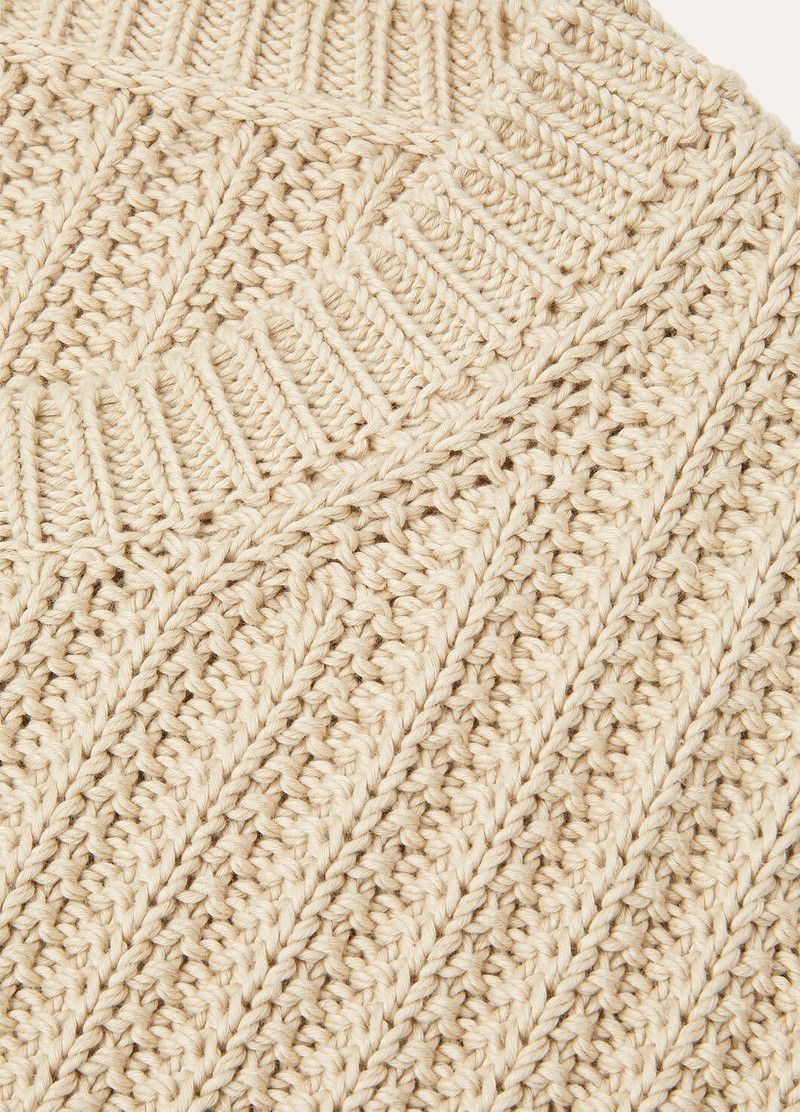 Loro Piana o1w1db10126 FAO9863 Moltrasio Crewneck Sweater in Beige Size US M / EU 48-50 / 2 - 5 Thumbnail