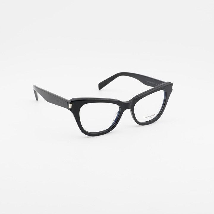 Saint Laurent Paris Saint Laurent SL472 001 Eyeglasses Black 52mm Cat Eye Frame Size ONE SIZE - 5 Thumbnail