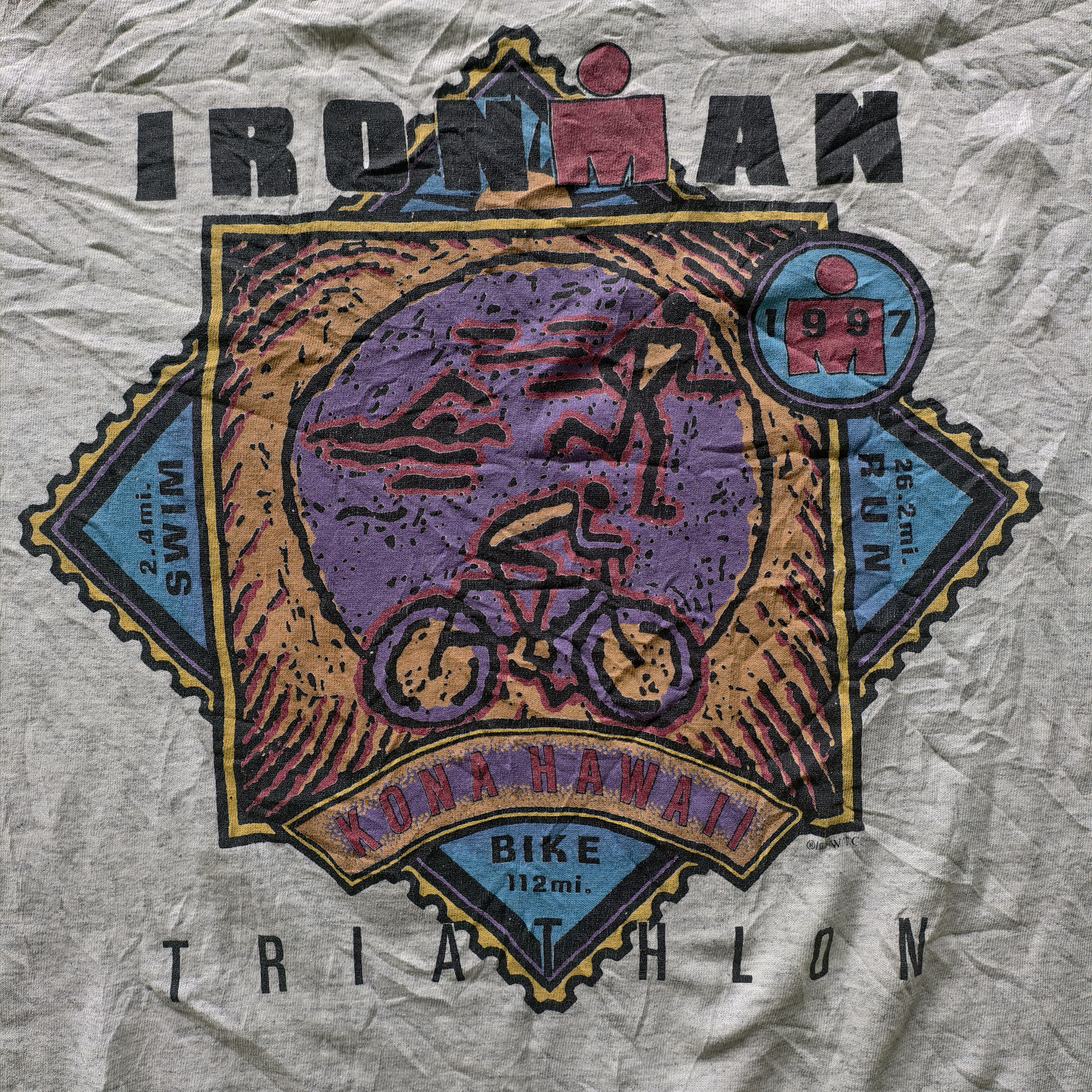 Hanes Vtg Ironman Kona hawaii triathlon Size US XL / EU 56 / 4 - 2 Thumbnail