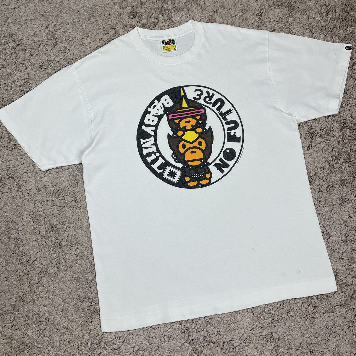 Bape Vintage Bape Baby Milo x No Future T-shirt Size US L / EU 52-54 / 3 - 3 Thumbnail