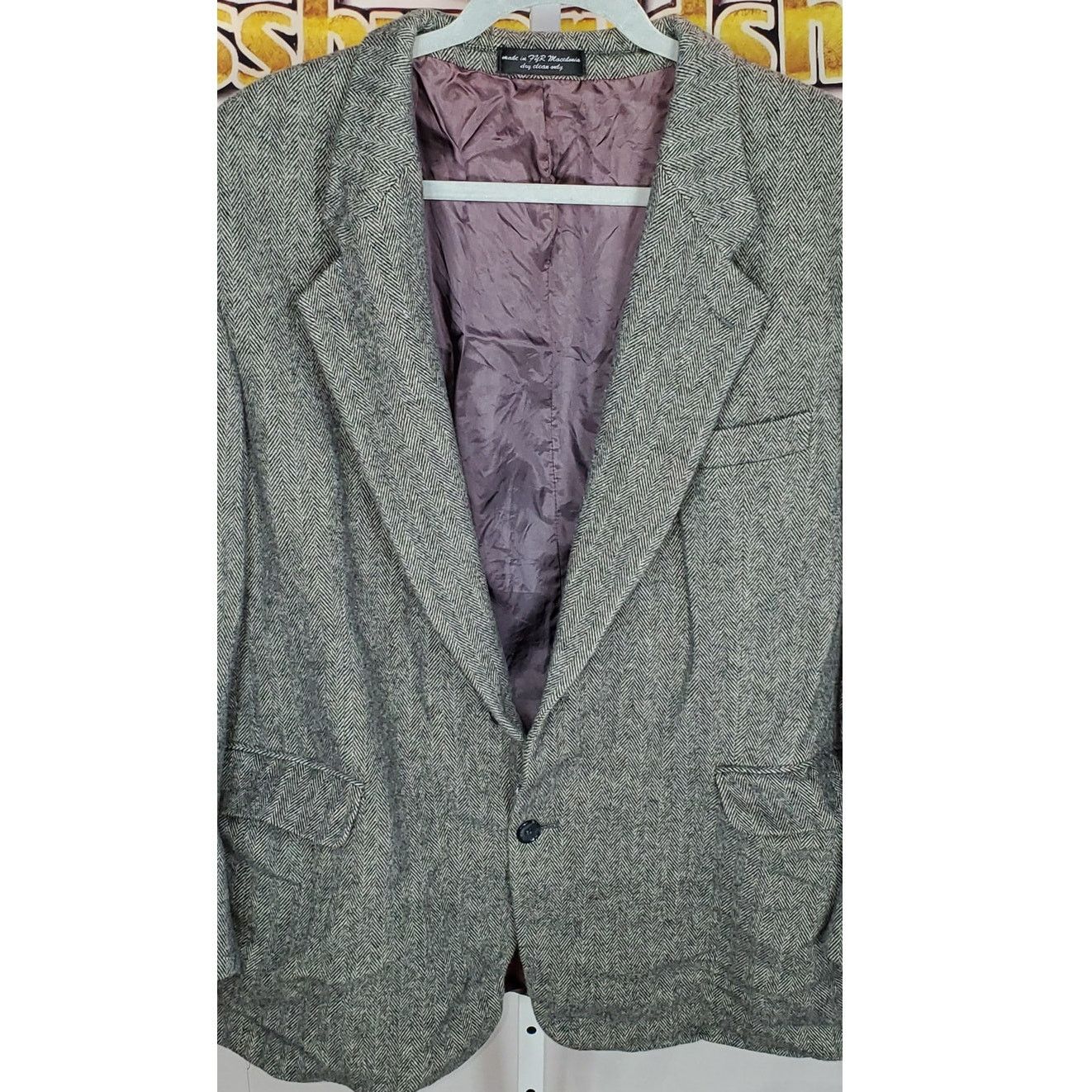 Other Gianfranco Ruffini Blazer Camel Hair Blend Grey Italy L-46 Size US L / EU 52-54 / 3 - 2 Thumbnail