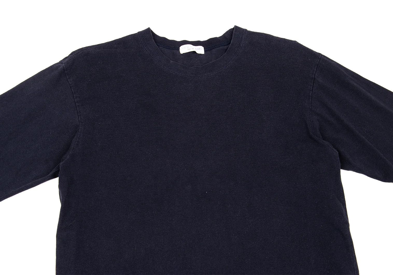 Issey Miyake Basic Long Sleeve Cut and Sewn Top in Navy Blue Size US M / EU 48-50 / 2 - 2 Thumbnail