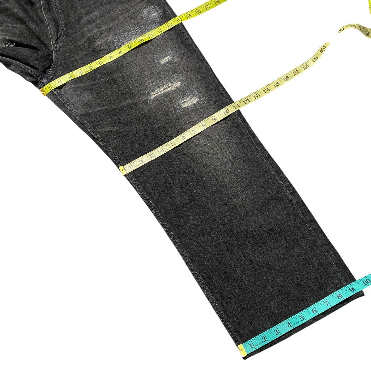 Engineered Garments COOTIE Black Distressed Denim Jeans Size US 36 / EU 52 - 19 Thumbnail