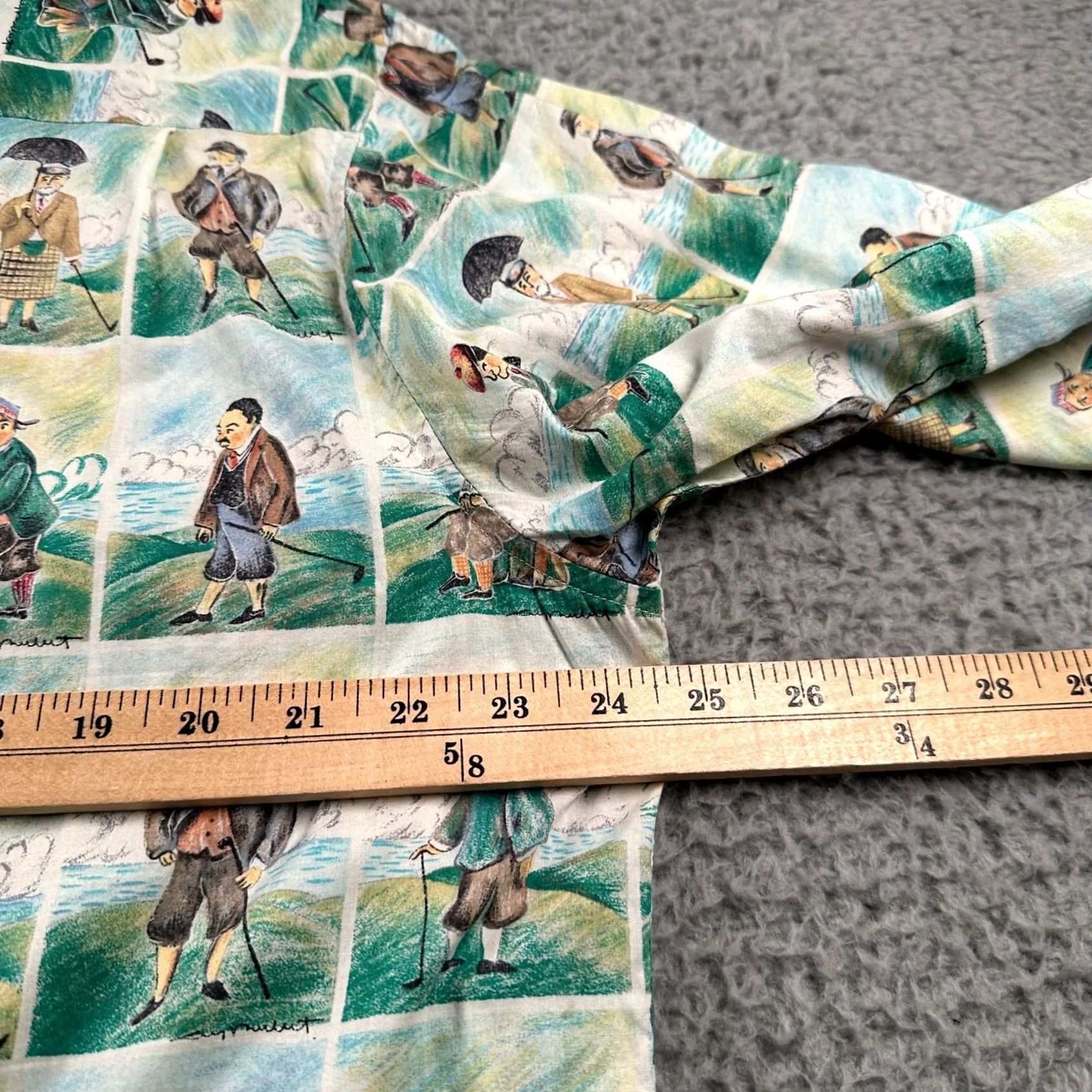 Reyn Spooner Reyn Spooner Shirt Mens XL Green Hawaiian Golf Egyptian Cotton Button-Up Size US XL / EU 56 / 4 - 6 Thumbnail