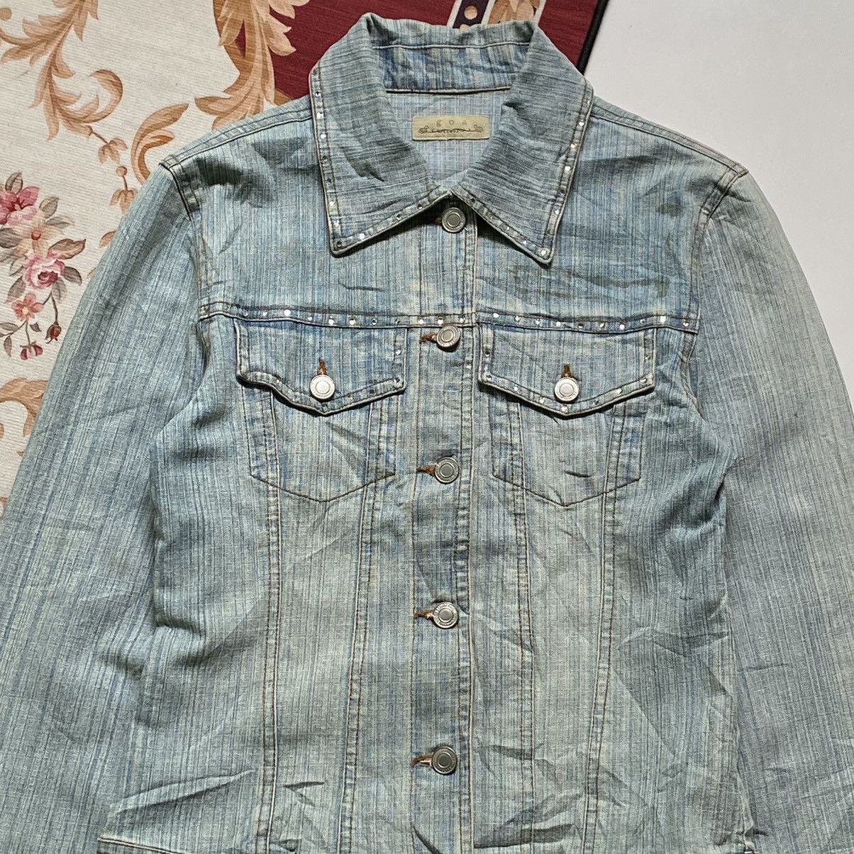 If Six Was Nine × Japanese Brand × Le Grande Bleu (L.G.B.) RARE❤️‍🔥 Vintage Goa Denim Jacket Size US S / EU 44-46 / 1 - 3 Thumbnail