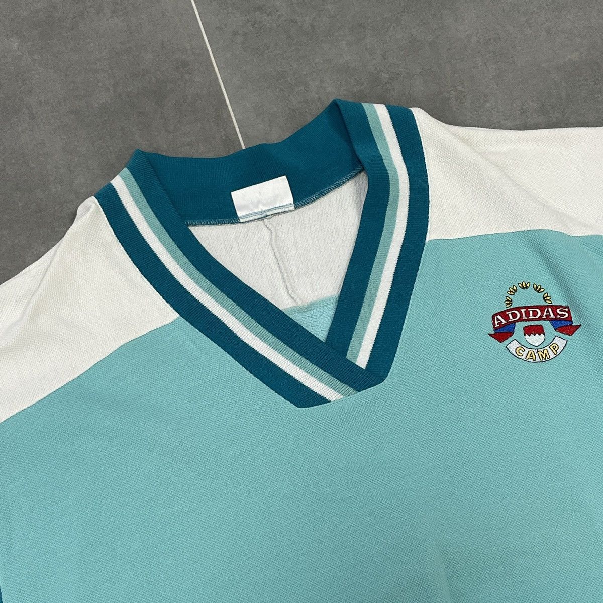 Adidas × Vintage Vintage Adidas Camp Sweatshirt Size L Size US L / EU 52-54 / 3 - 12 Thumbnail