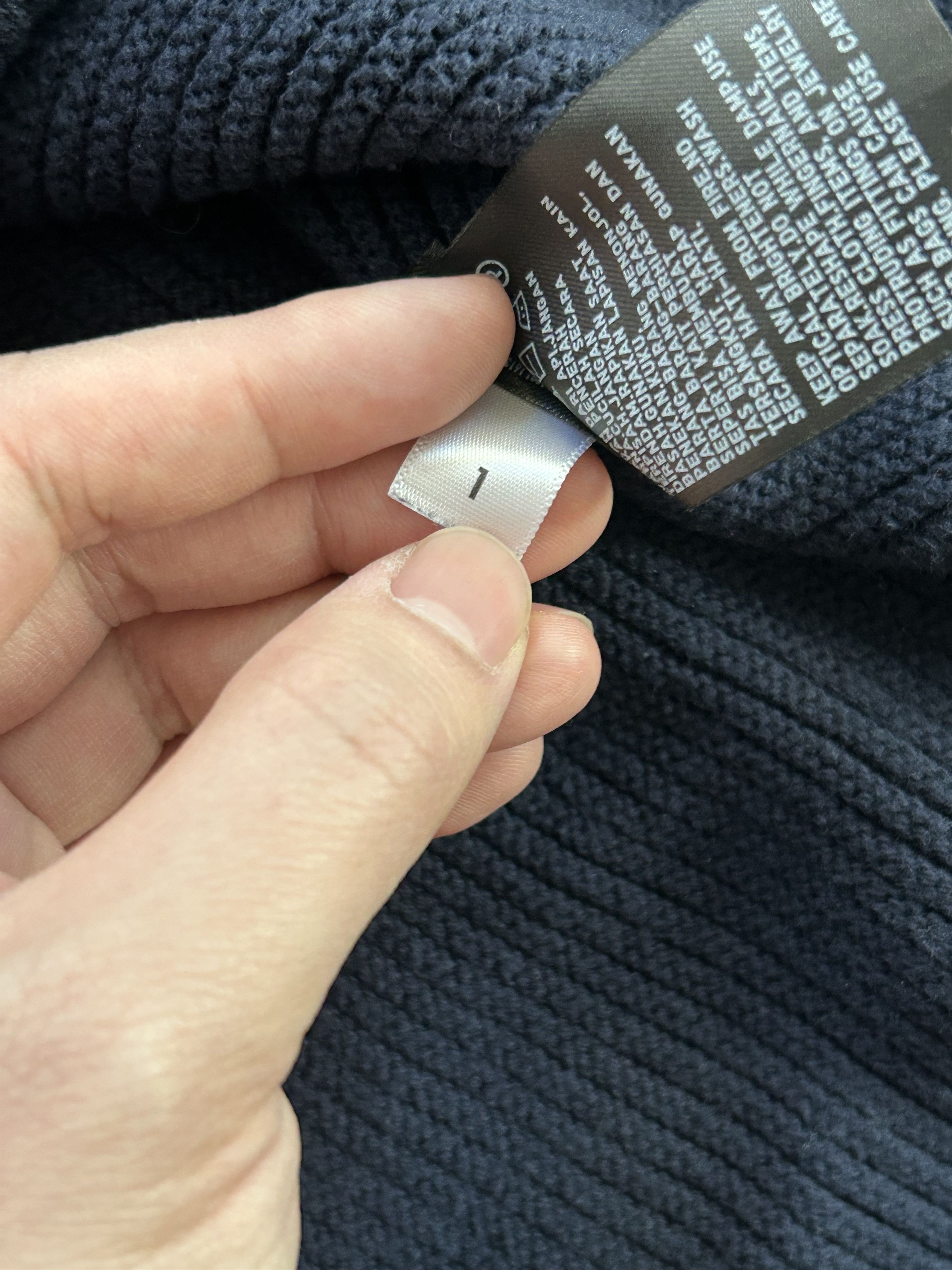 Uniqlo Uniqlo 3D Knit Cotton Ribbed Boat Neck Sweater Navy Size M / US 6-8 / IT 42-44 - 6 Thumbnail