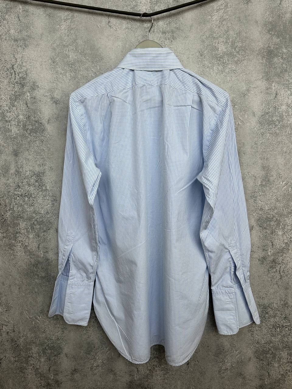 Ede & Ravenscroft Ede & Ravenscroft Button Up Dress Shirt Oxford Micro Check Size US L / EU 52-54 / 3 - 2 Thumbnail