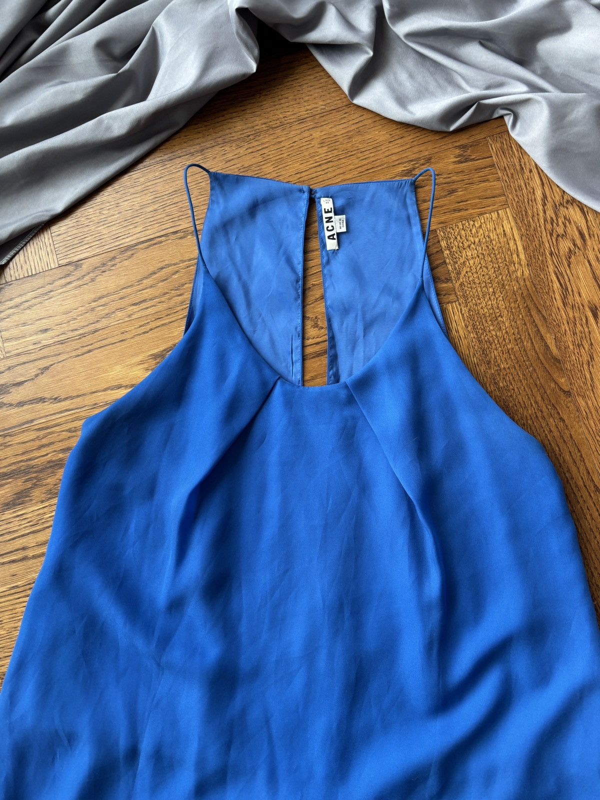 Acne Studios ACNE Studios Mini Dress Layered Silky Spaghetti Strap Flowy Size L / US 10 / IT 46 - 5 Thumbnail