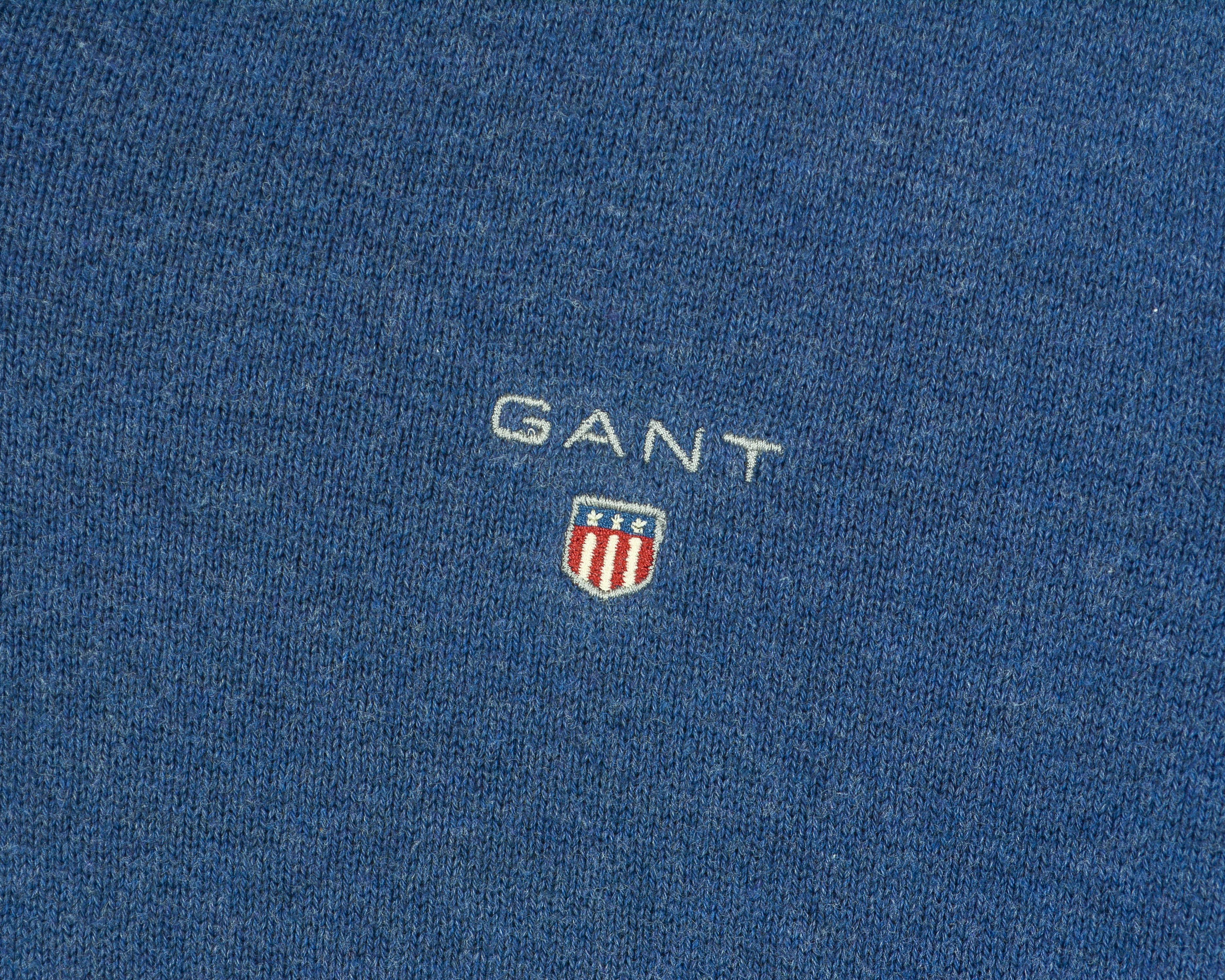 Gant 'Super Combed Cotton' Sweatshirt V-Neck Jumper Pullover Top Size US S / EU 44-46 / 1 - 3 Thumbnail