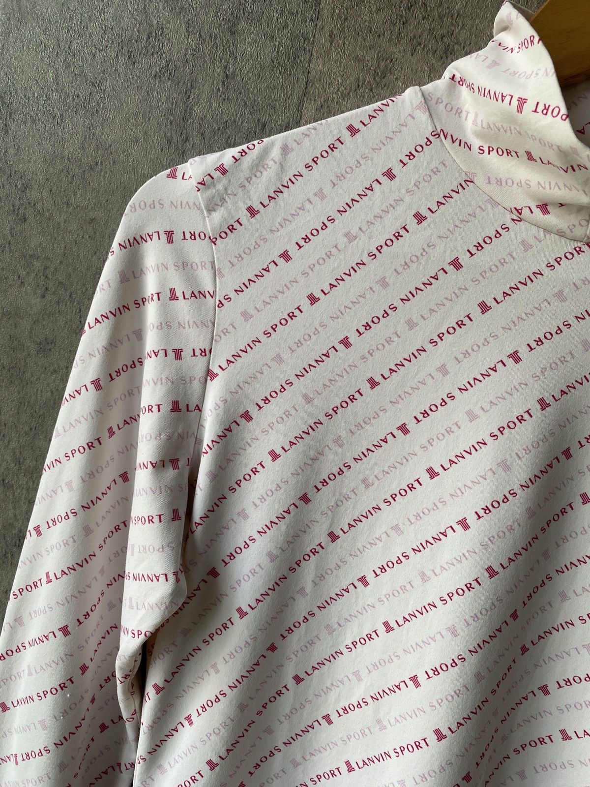 Lanvin Lanvin Monogram Turtleneck Design Shirt Size S / US 4 / IT 40 - 6 Thumbnail