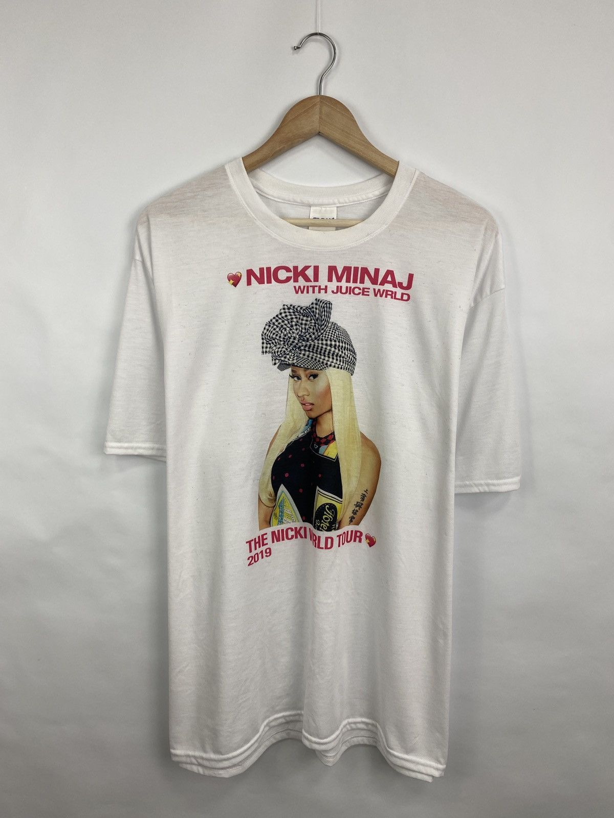 Rap Tees Nicki Minaj With Juice Wrld 2019 T-Shirt Rare Rap Retro Hype Size US XXL / EU 58 / 5 - 3 Thumbnail
