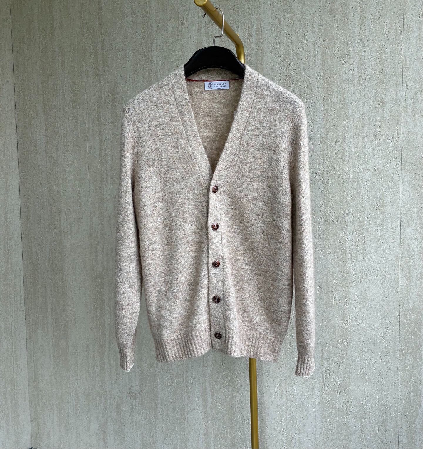 Brunello Cucinelli Brunello Cucinelli Alpaca Cardigan Sweater Size US M / EU 48-50 / 2 - 1 Thumbnail
