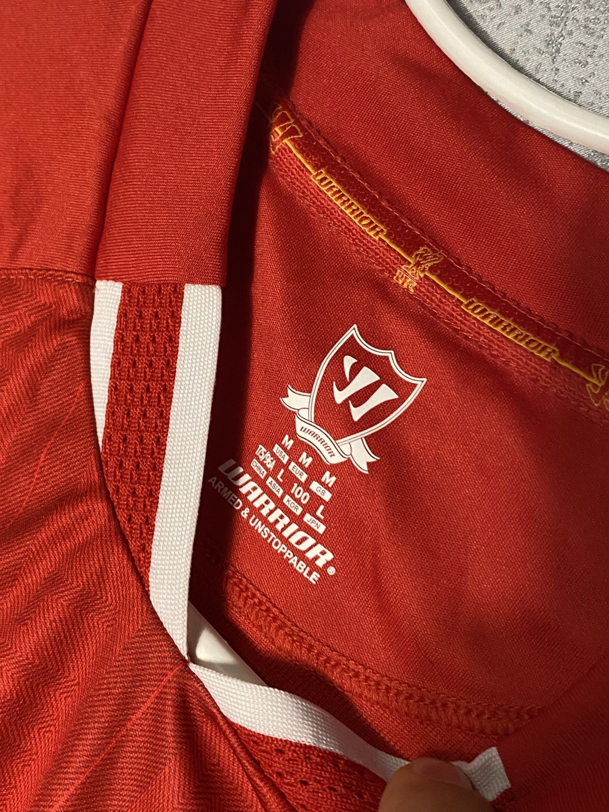 Other UK × Warrior 2013/2014 Liverpool Warrior Soccer Jersey Football shirt Size US M / EU 48-50 / 2 - 4 Thumbnail