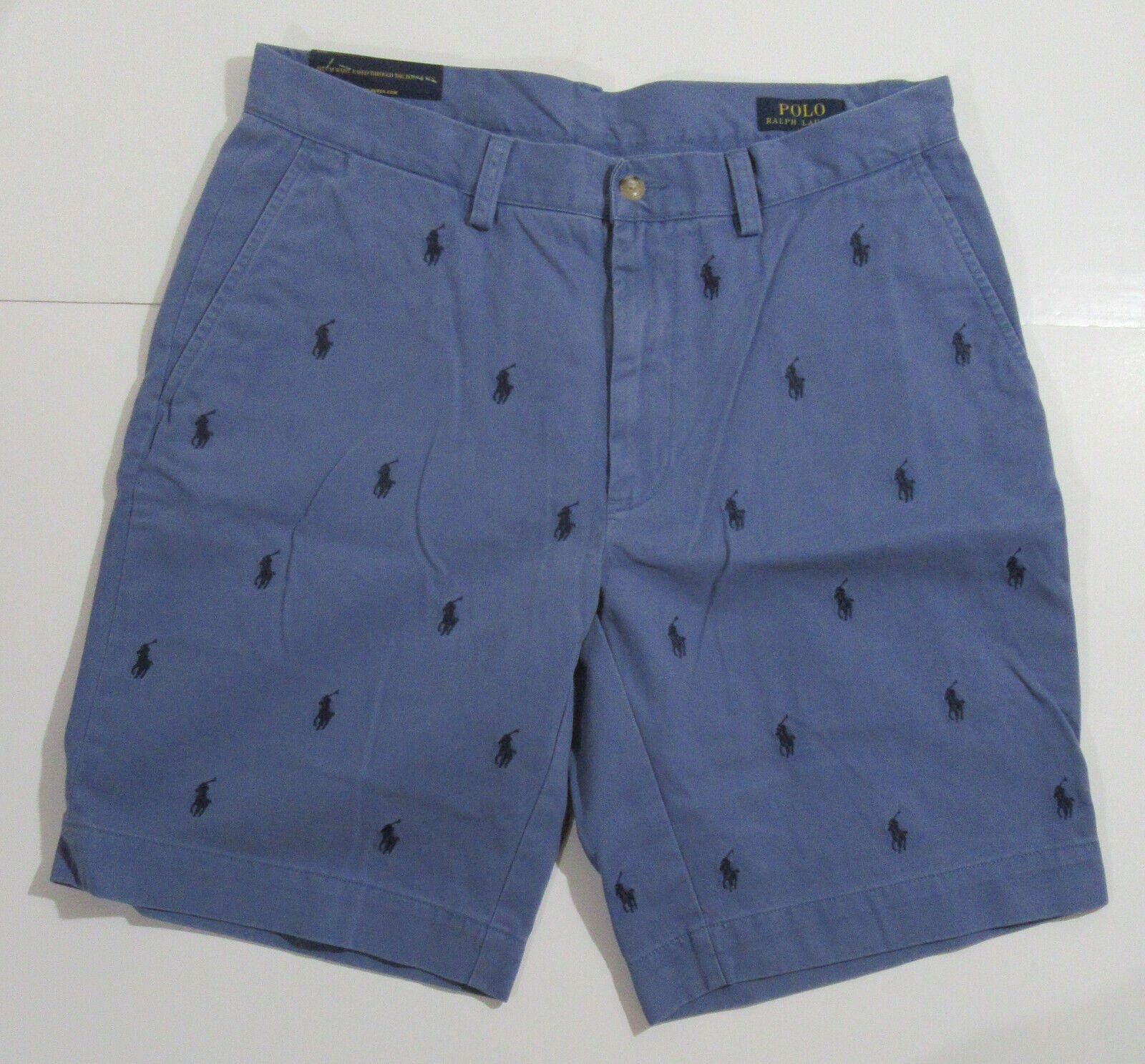 Polo Ralph Lauren Polo Ralph Lauren All Over Pony Chino Shorts Carson NWT 31 Size US 31 - 1 Thumbnail