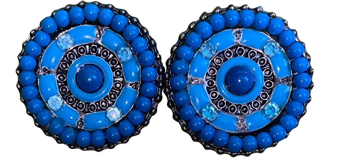 Anthropologie Anthropologie Lena B. Vintage Turquoise Earrings Size ONE SIZE - 3 Thumbnail
