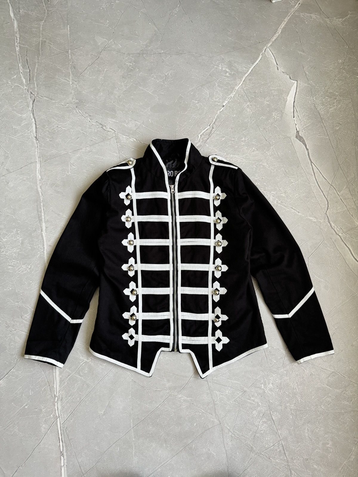 Hysteric Glamour 00s Napoleon Military Hussar Jacket PPFM Balmain Style Y2K Size US XL / EU 56 / 4 - 1 Thumbnail