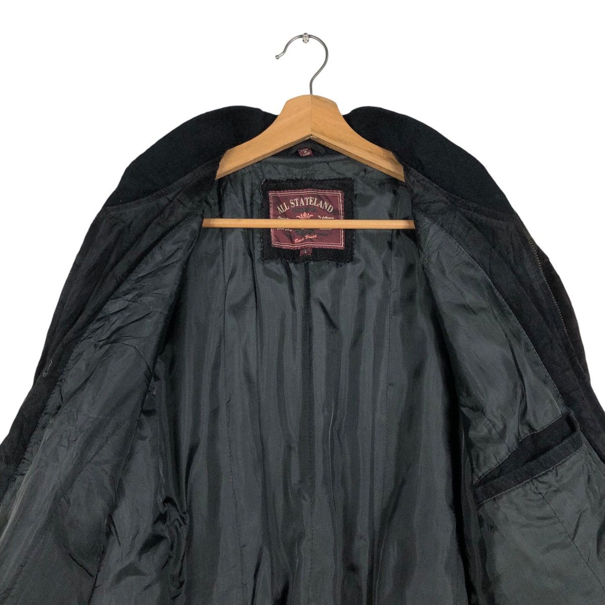 Japanese Brand 📌Vintage Pigskin Leather Jacket All Stateland Issey Miyake Size US L / EU 52-54 / 3 - 15 Thumbnail