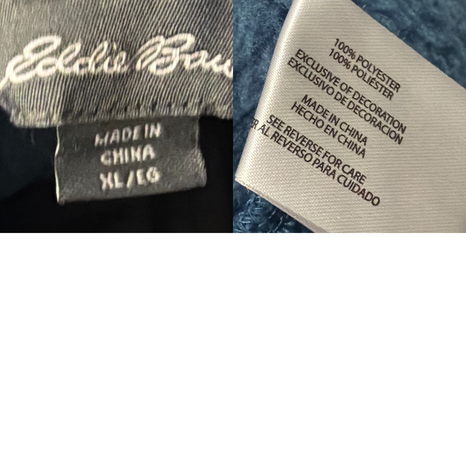 Eddie Bauer VINTAGE Eddie Bauer Sweater Mens XL Blue Fleece 1/4 Zip Pullover Comfort Casual Thick Size US XL / EU 56 / 4 - 9 Thumbnail
