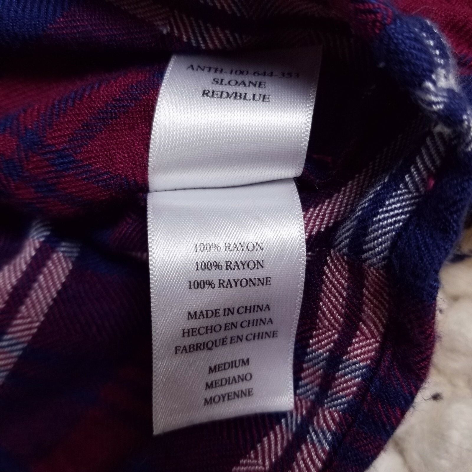 Rails Rails Sloane Tie Waist Shirt Red/Blue Plaid Sz Medium Size M / US 6-8 / IT 42-44 - 8 Thumbnail