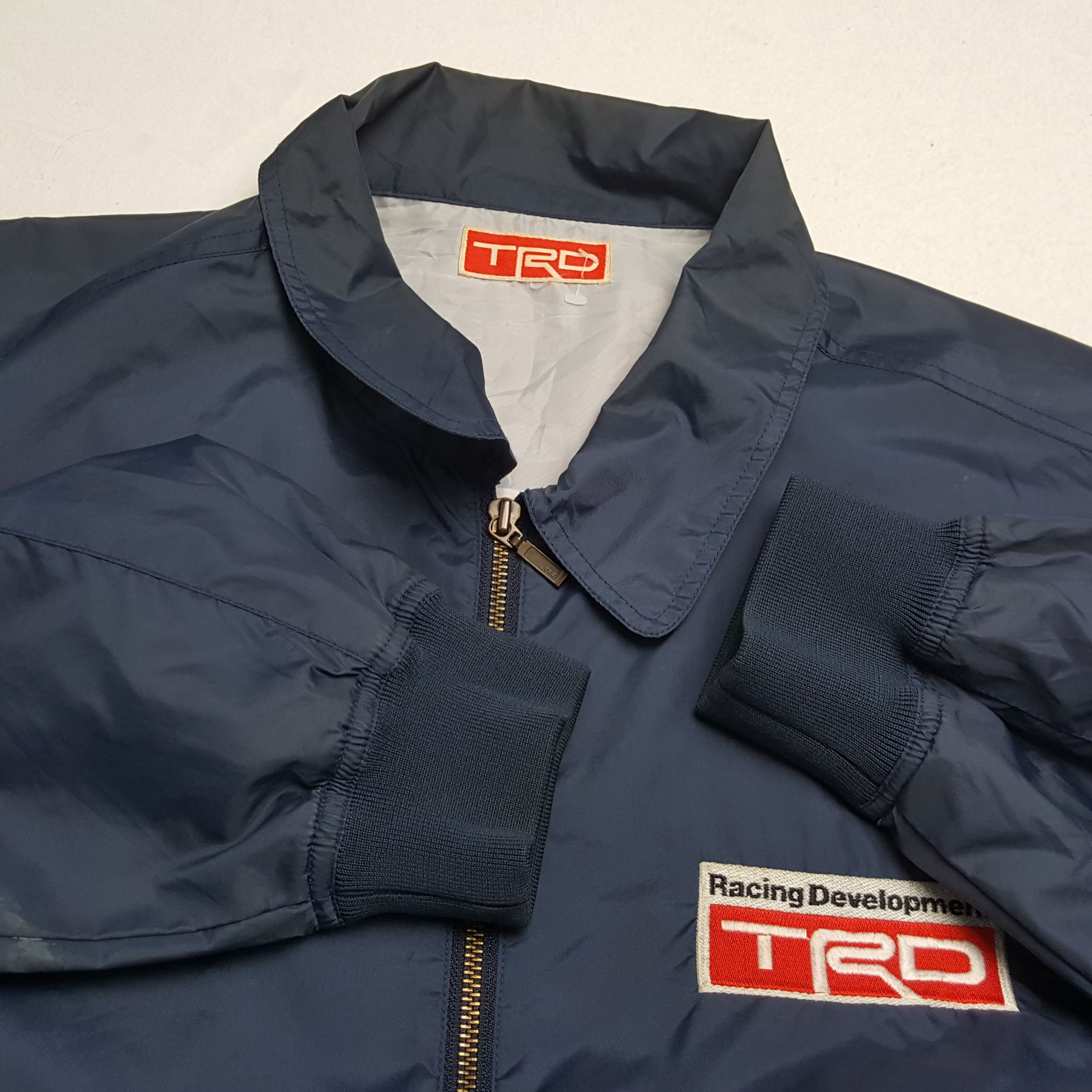Japanese Brand × Vintage TRD TOYOTA MOTOR SPORTS Japanese Racing Development Jacket Size US XL / EU 56 / 4 - 8 Thumbnail