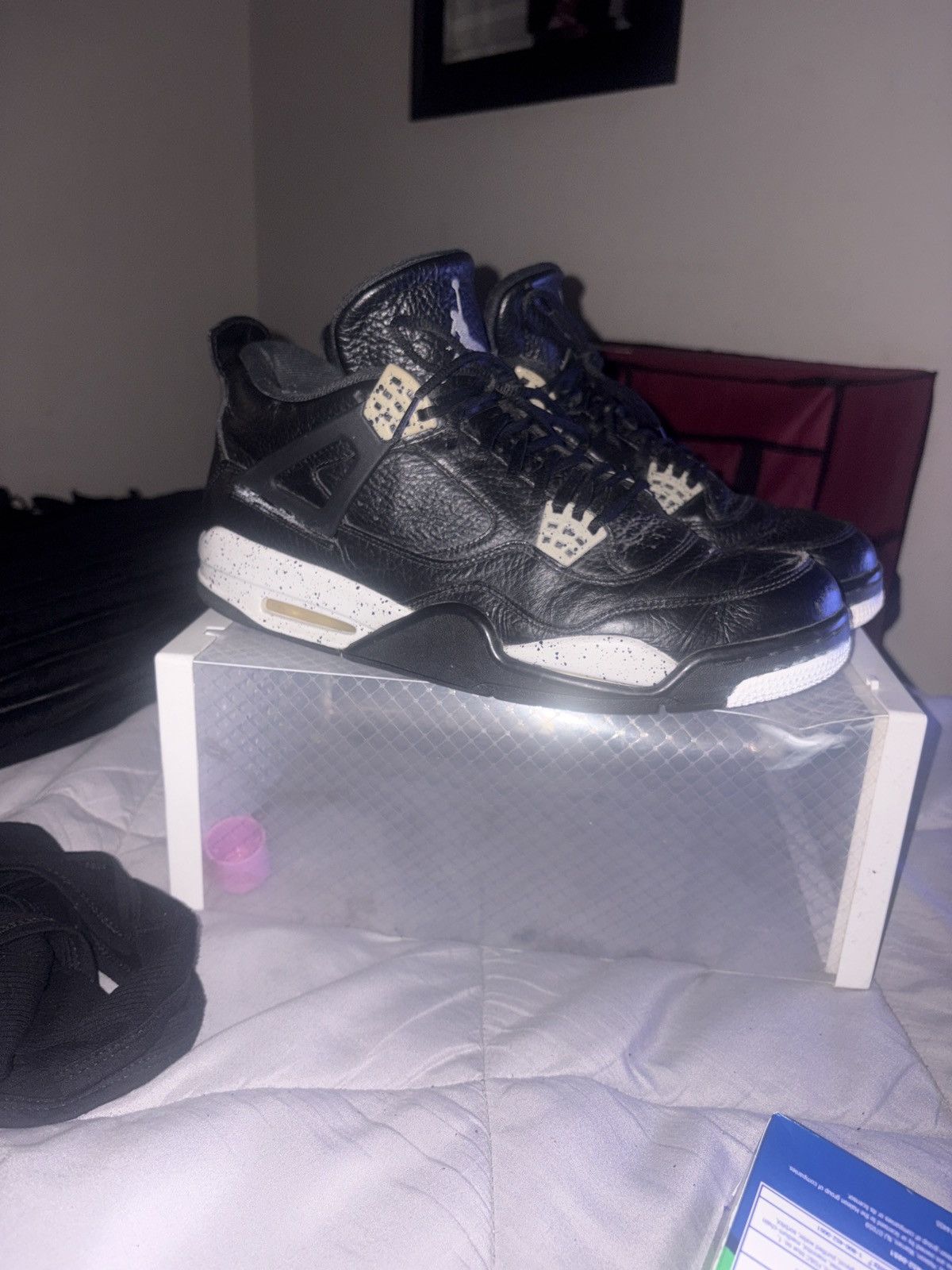 Jordan Brand Air Jordan 4 Retro Oreo (2015) Size US 12 / EU 45 - 1 Thumbnail