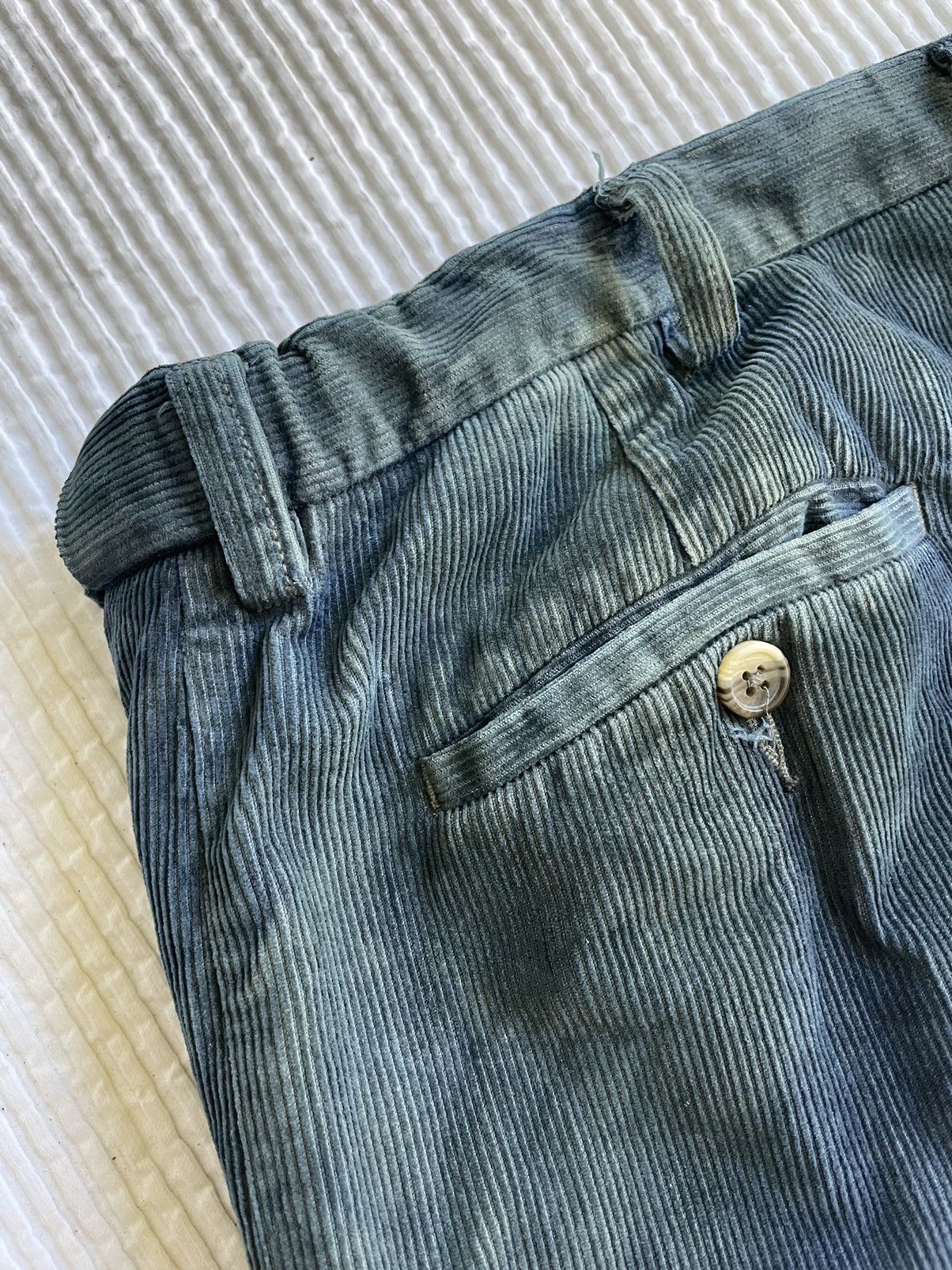Other Worn Hand Dyed Indigo Cords Size US 33 - 11 Thumbnail