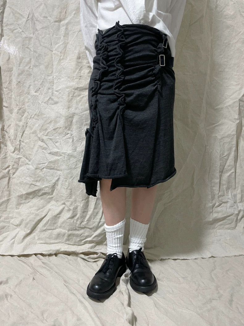Comme des Garcons Comme des Garcons size S Pinch-pleated double-button knitt Size 22" - 2 Thumbnail