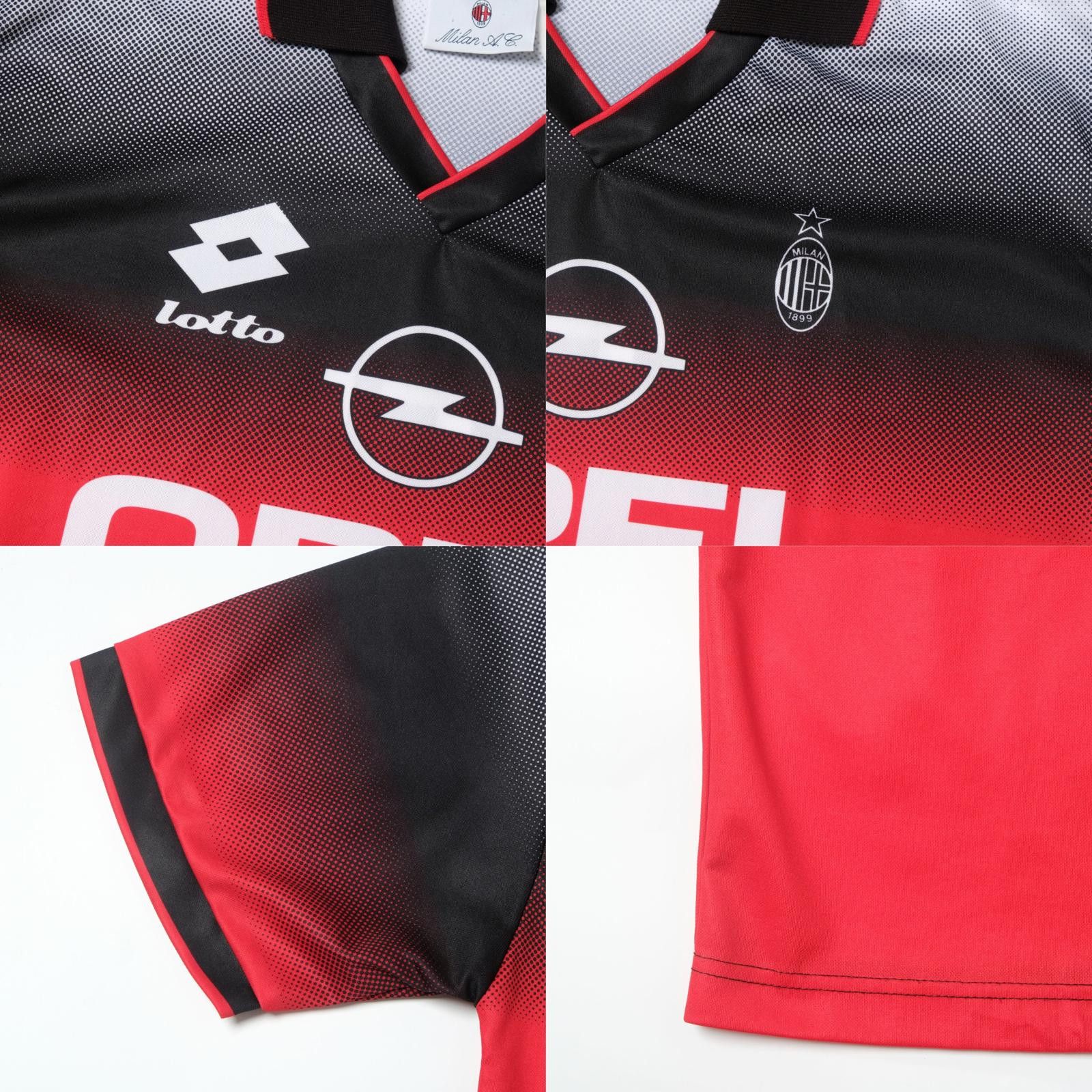 Lotto Sport 1996/97 AC Milan Training Shirt Lotto (L/XL) Size US L / EU 52-54 / 3 - 5 Thumbnail