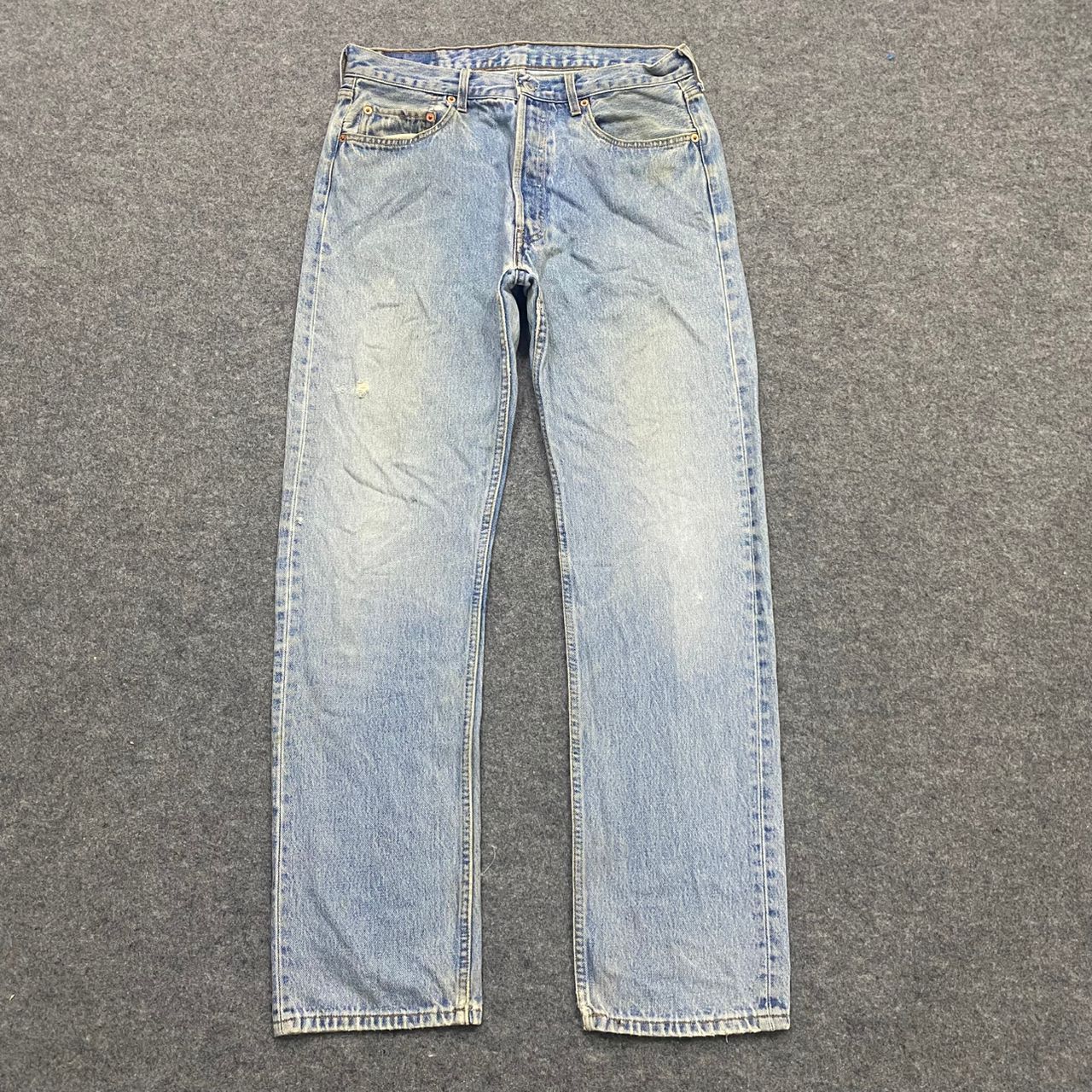 Levi's 💥Best Offer💥Vintage 90s Levis 501 Distressed denim Size US 32 / EU 48 - 1 Thumbnail