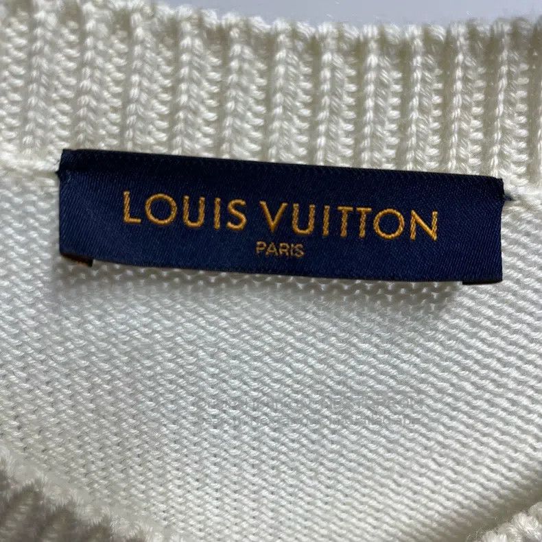 Louis Vuitton Louis Vuitton Tri-flower knit sweater Size US L / EU 52-54 / 3 - 3 Thumbnail