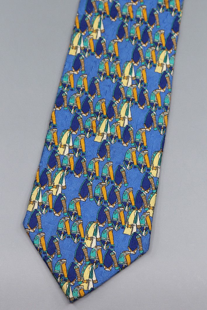 Ermenegildo Zegna Vintage Ermenegildo Zegna Abstract Print Tie Size ONE SIZE - 1 Thumbnail