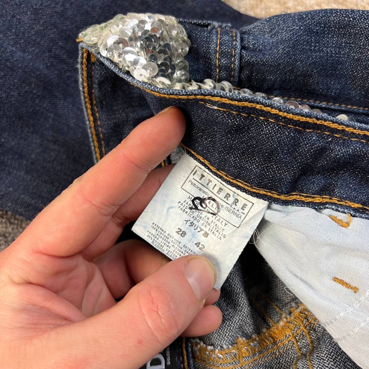 Dolce & Gabbana Dolce & Gabbana Luxury Big Logo Denim Jeans Size 28" / US 6 / IT 42 - 11 Thumbnail