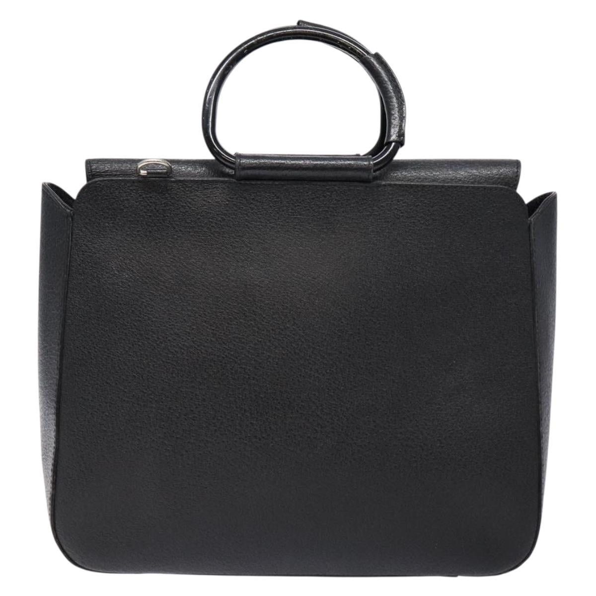 Gucci GUCCI Handbag Leather Black Silver 000 2058 0307 5 Size ONE SIZE - 3 Thumbnail
