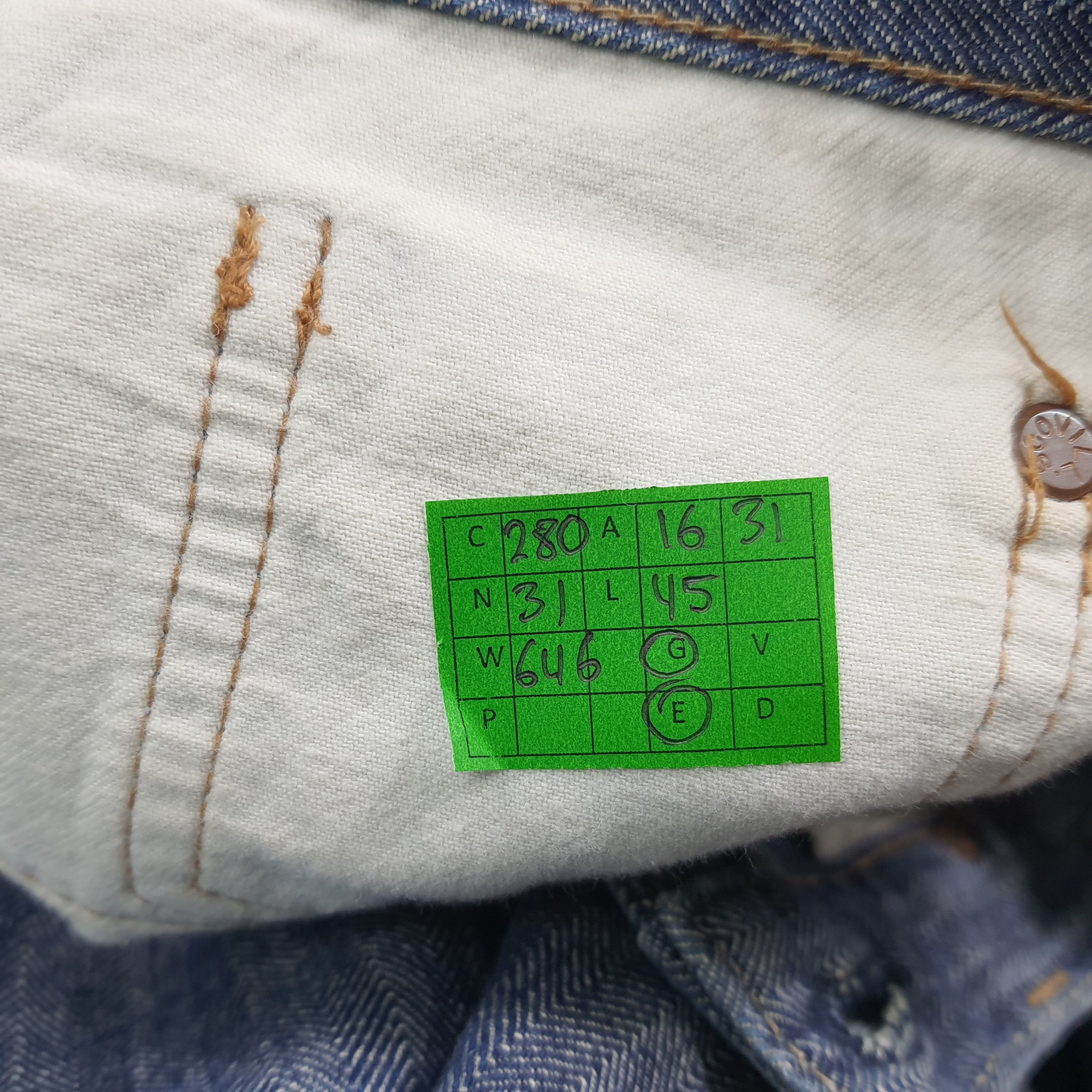 Hysteric Glamour Vintage Hysteric Glamour Kinky Custom Logo Jeans C280N31 Size US 32 / EU 48 - 9 Thumbnail