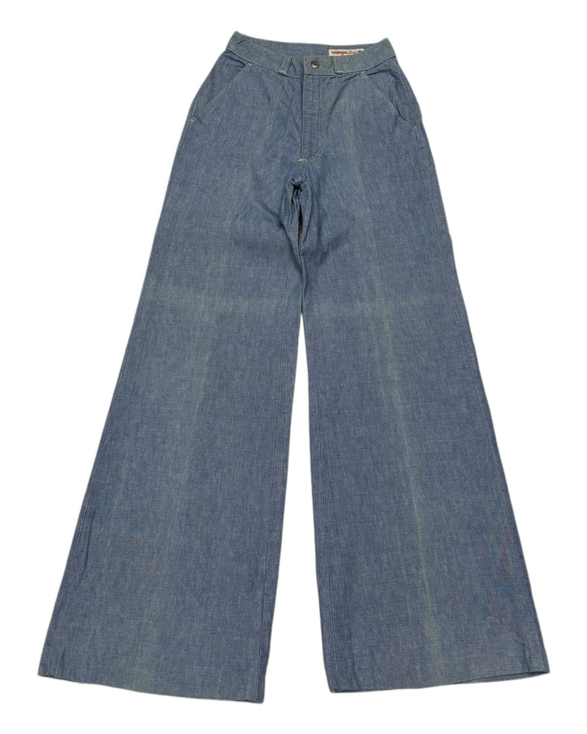 If Six Was Nine SUPER FLARE JEANS WRANGLER FLARED DENIM JEANS Size 22" - 1 Thumbnail