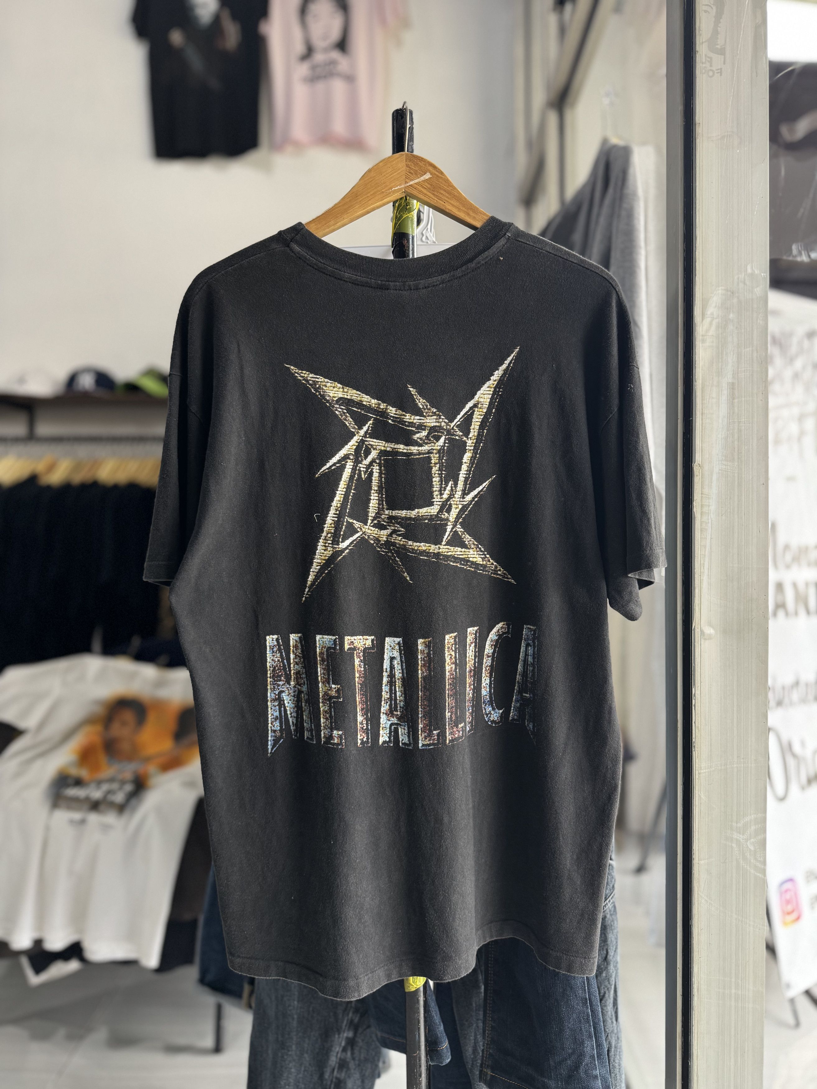 Metallica × Vintage METALLICA 90s Load Ninja logo Size US XL / EU 56 / 4 - 1 Thumbnail