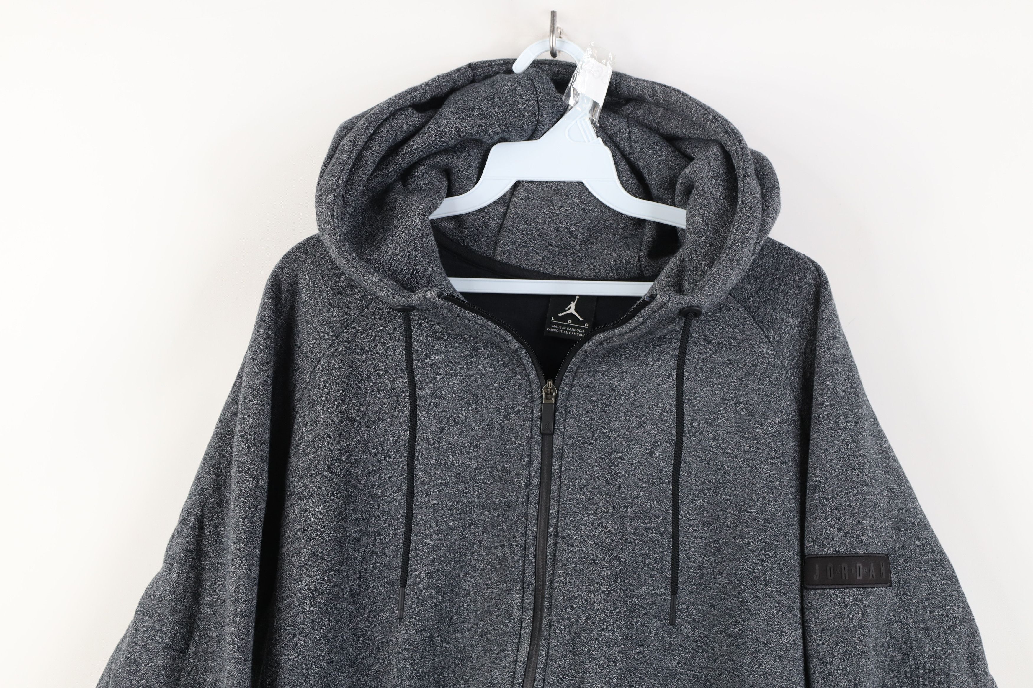 Nike Nike Air Jordan Icon Jumpman Full Zip Hoodie Sweatshirt Size US L / EU 52-54 / 3 - 2 Thumbnail