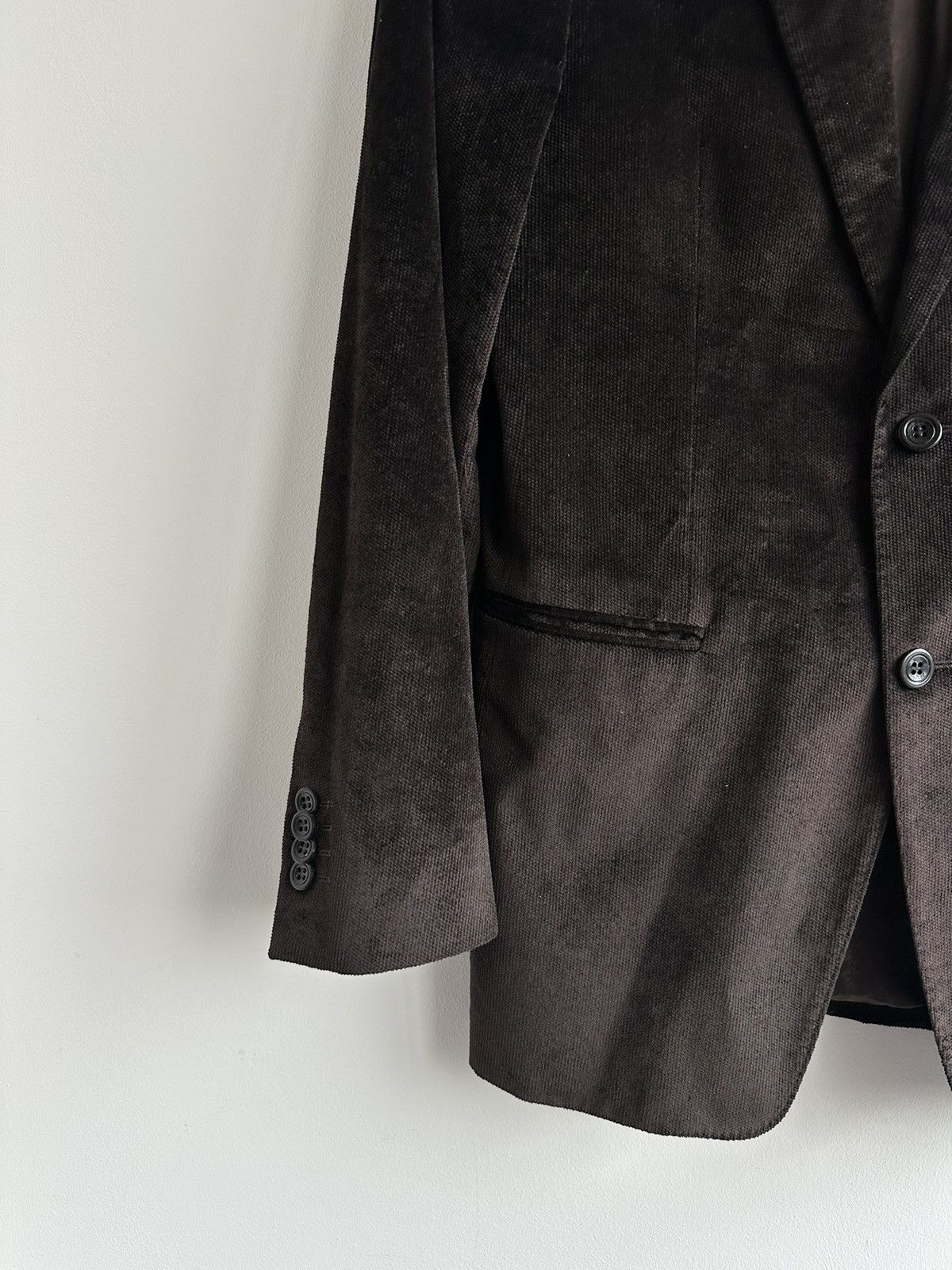 Versace Versace Collection Viscose Blazer Suit Jacket Size 48 Brown Size 48L - 4 Thumbnail