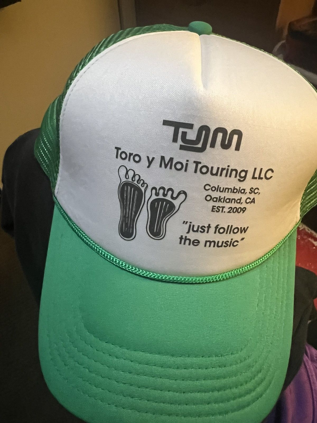 Band Tees Toro y moi green hat Size ONE SIZE - 1 Thumbnail