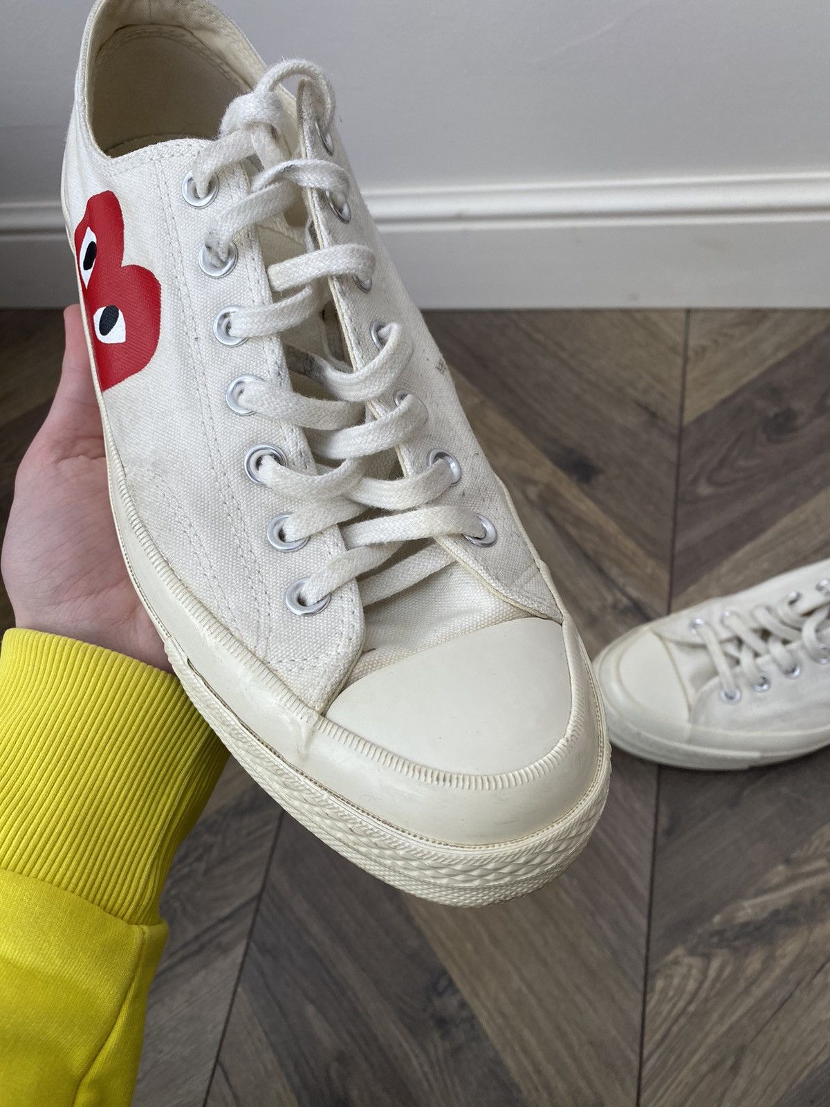 Comme des Garcons × Converse Comme des Garçons PLAY x Converse All Star Sneakers Size US 10 / EU 43 - 10 Thumbnail