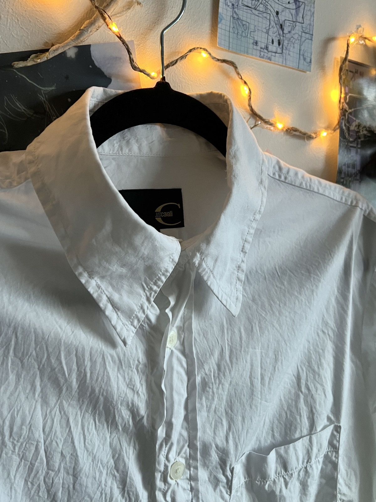 Just Cavalli Just Cavalli Back Logo Print Shirt Size US L / EU 52-54 / 3 - 4 Thumbnail