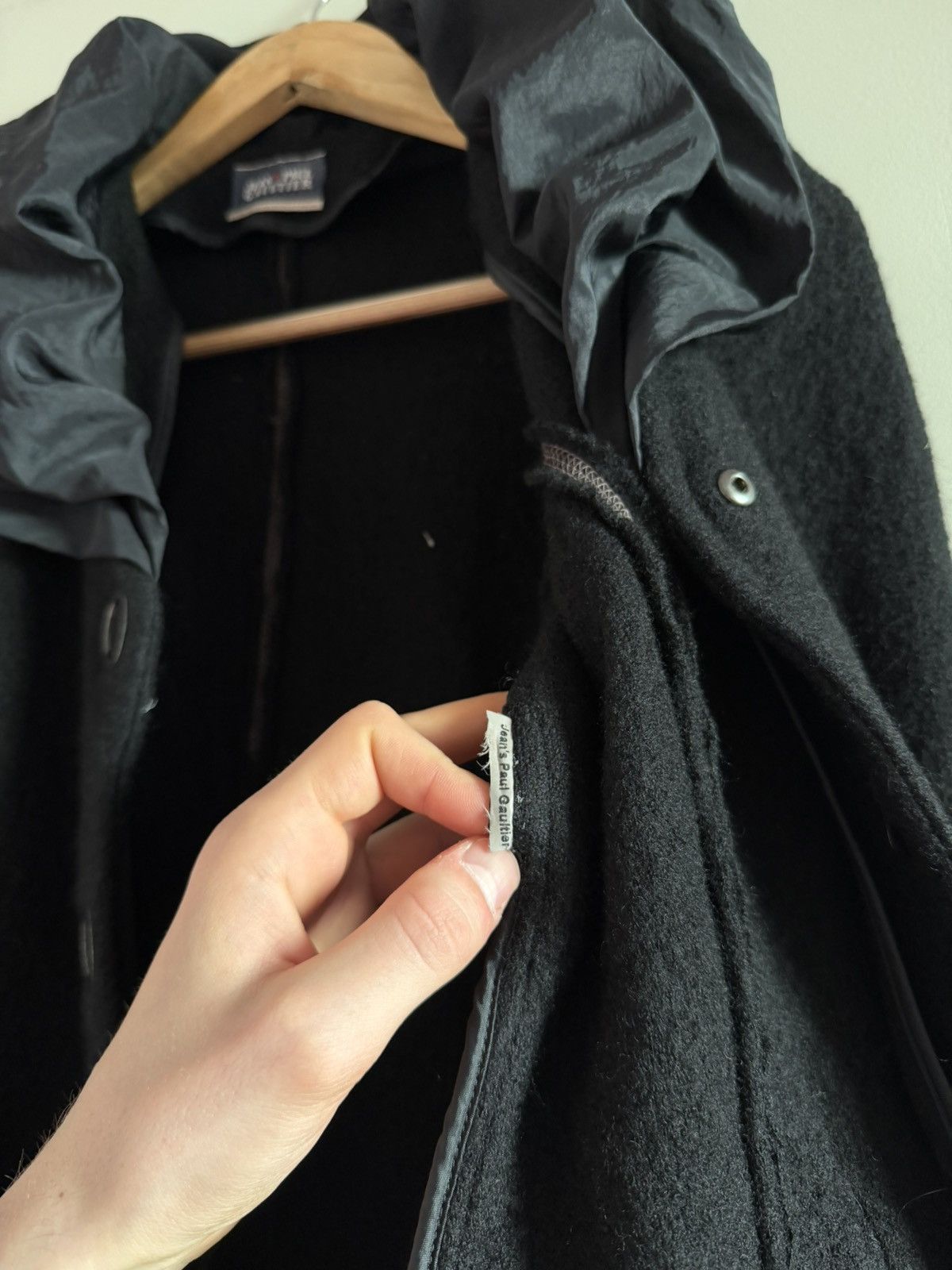 Jean Paul Gaultier Jean Paul Gaultier Wool Jacket with Nylon Panels Size M / US 6-8 / IT 42-44 - 7 Thumbnail