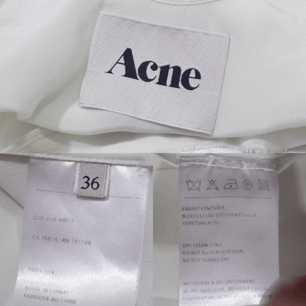 Acne Studios Zoe Silk AW11 Long Blouse Size XS / US 0-2 / IT 36-38 - 7 Thumbnail