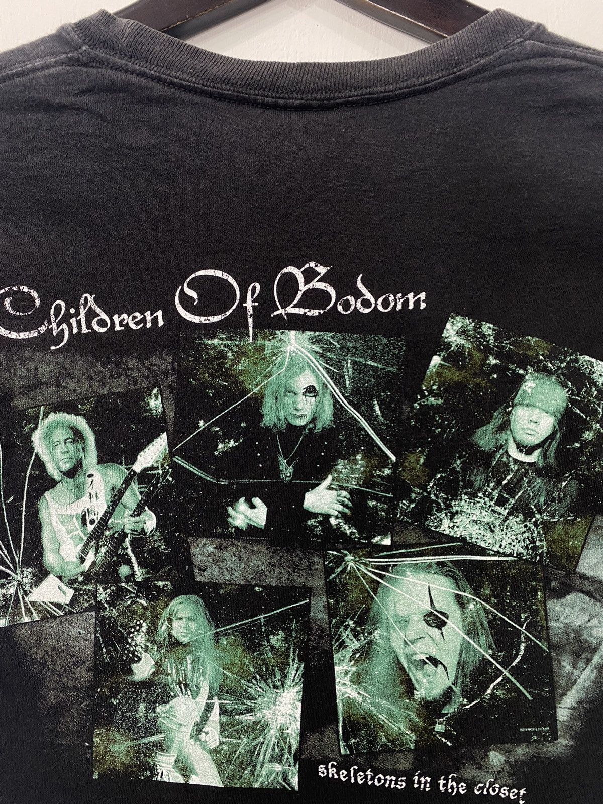 VINTAGE CHILDREN OF BODOM melodic death metal band tee shirt Menswear